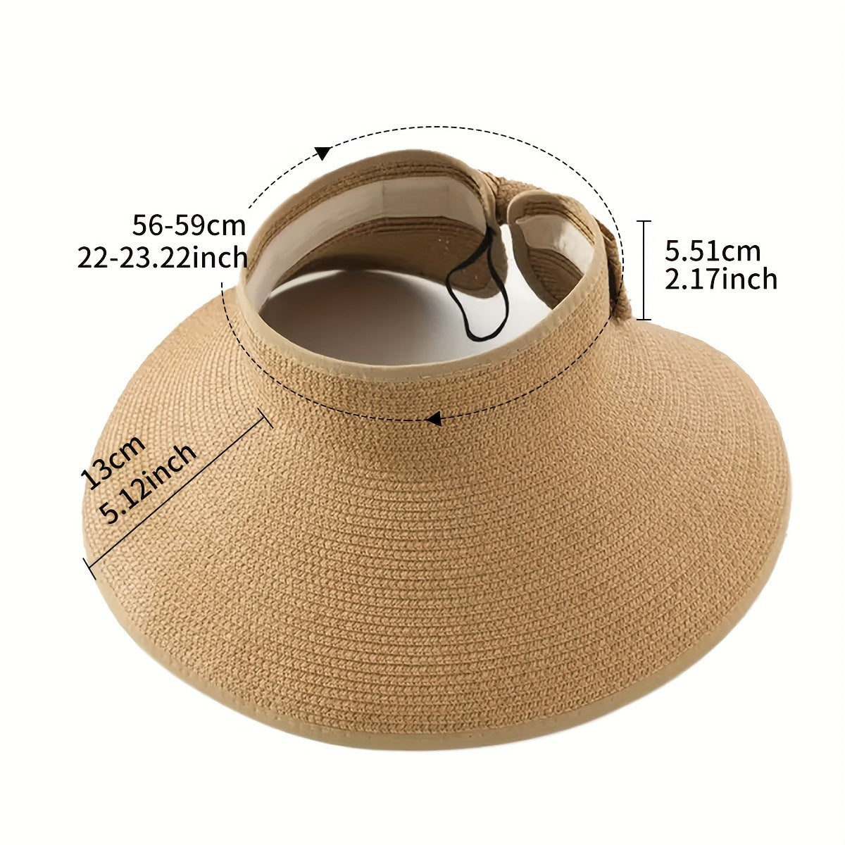 Wide Brim Visor for Women