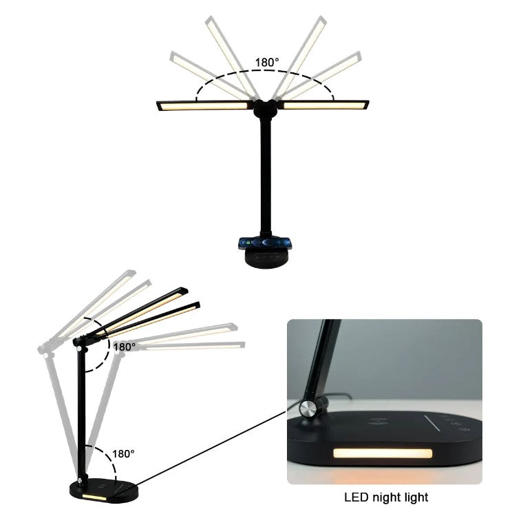 Lámpara LED de Mesa Portátil para Lectura