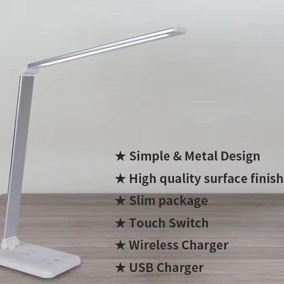 Lámpara de Mesa Recargable Multifuncional