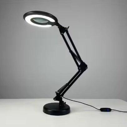 Lupa con Luz LED y Brazo Oscilante Ajustable